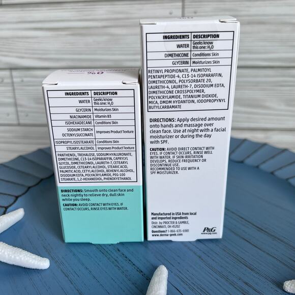 NEW dermaGeek Facial Cleanser Smoothing Serum Night Cream Skincare Set - Picture 8 of 12